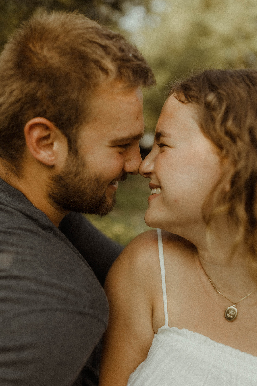 Intimate and romantic couples photo shoot in Upstate New York.