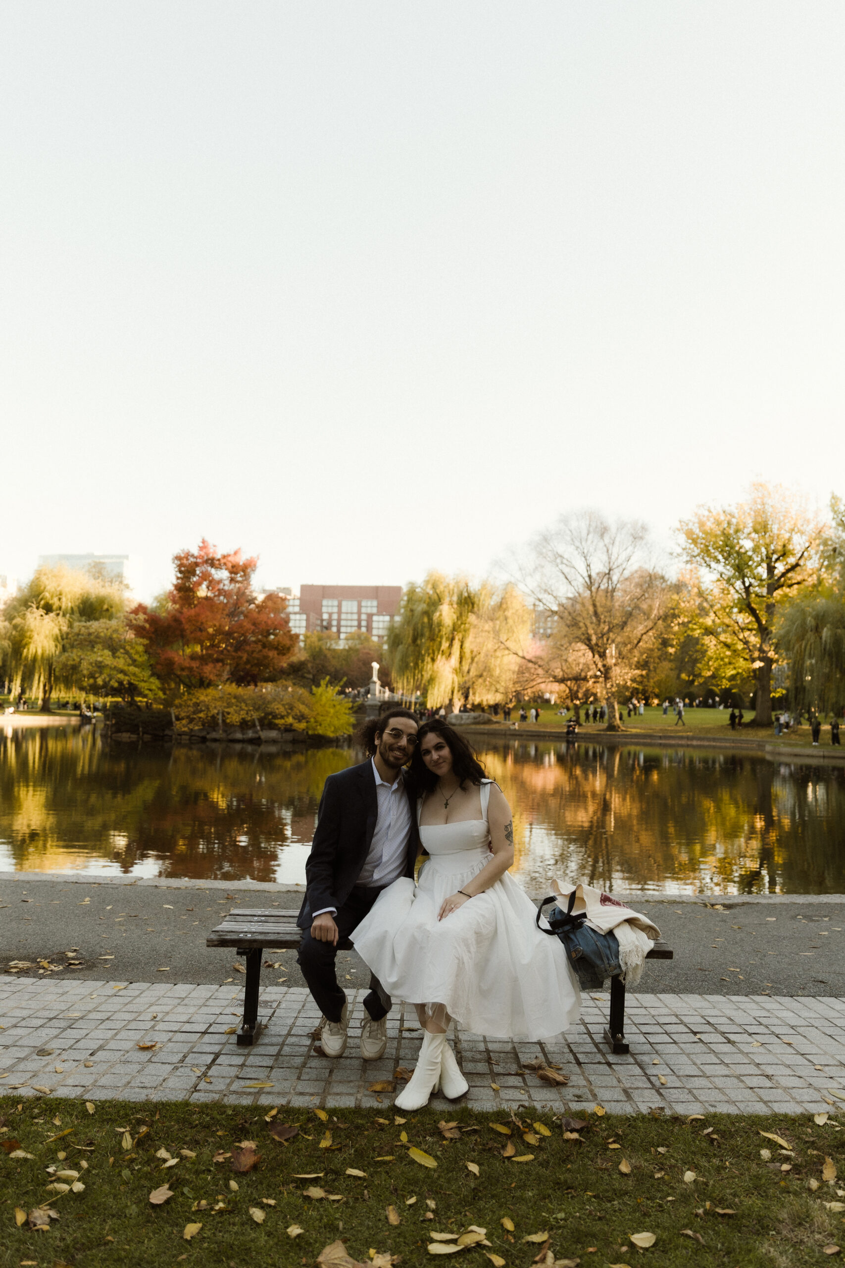 Intimate Boston engagement photos of Courtney and George at The Dubliner