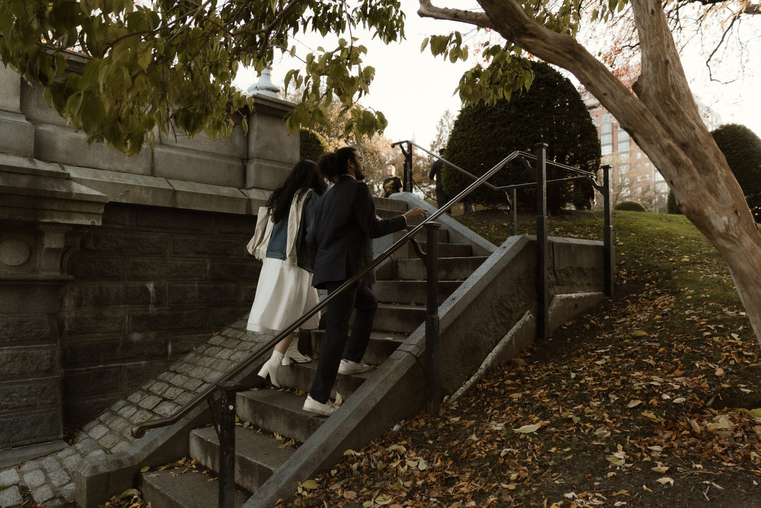 Intimate Boston engagement photos of Courtney and George at The Dubliner