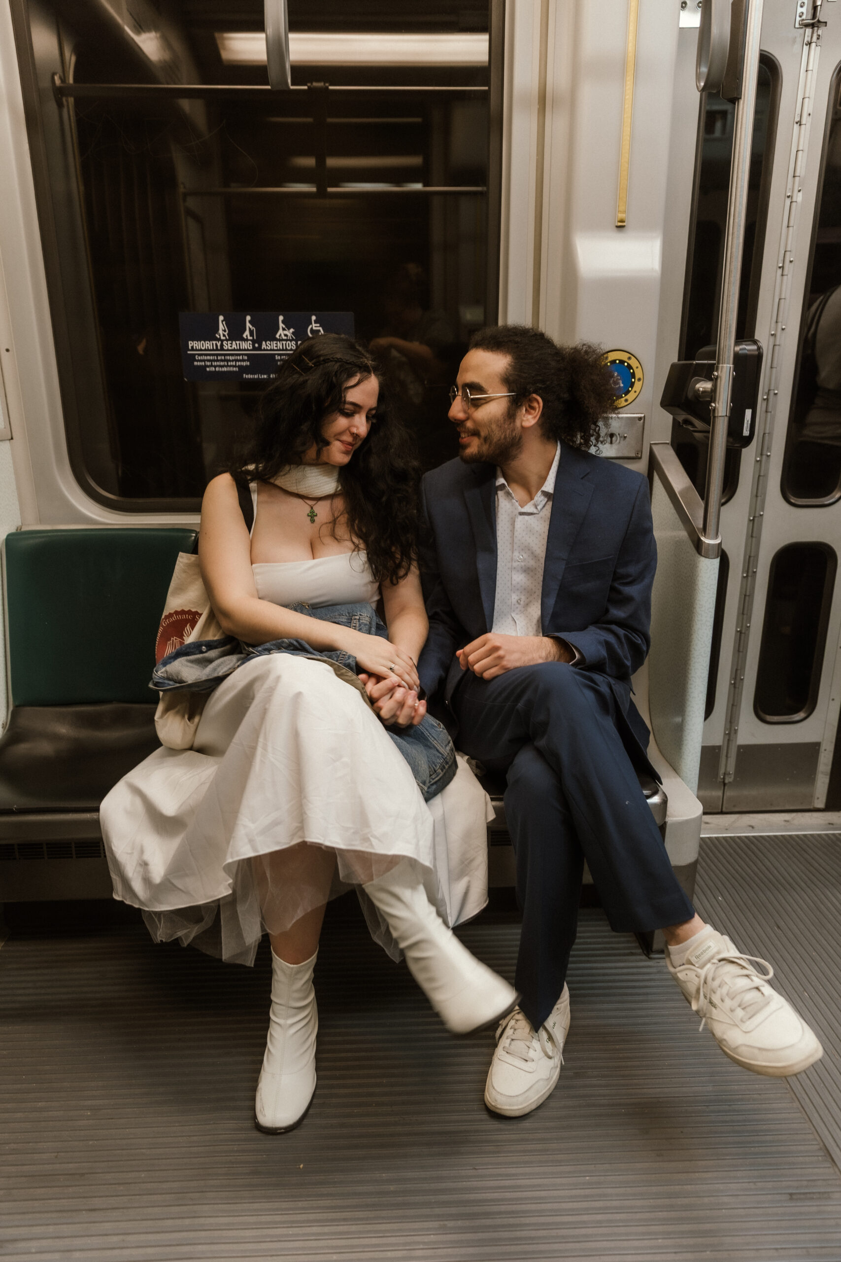 Boston engagement session capturing genuine connection and laughter